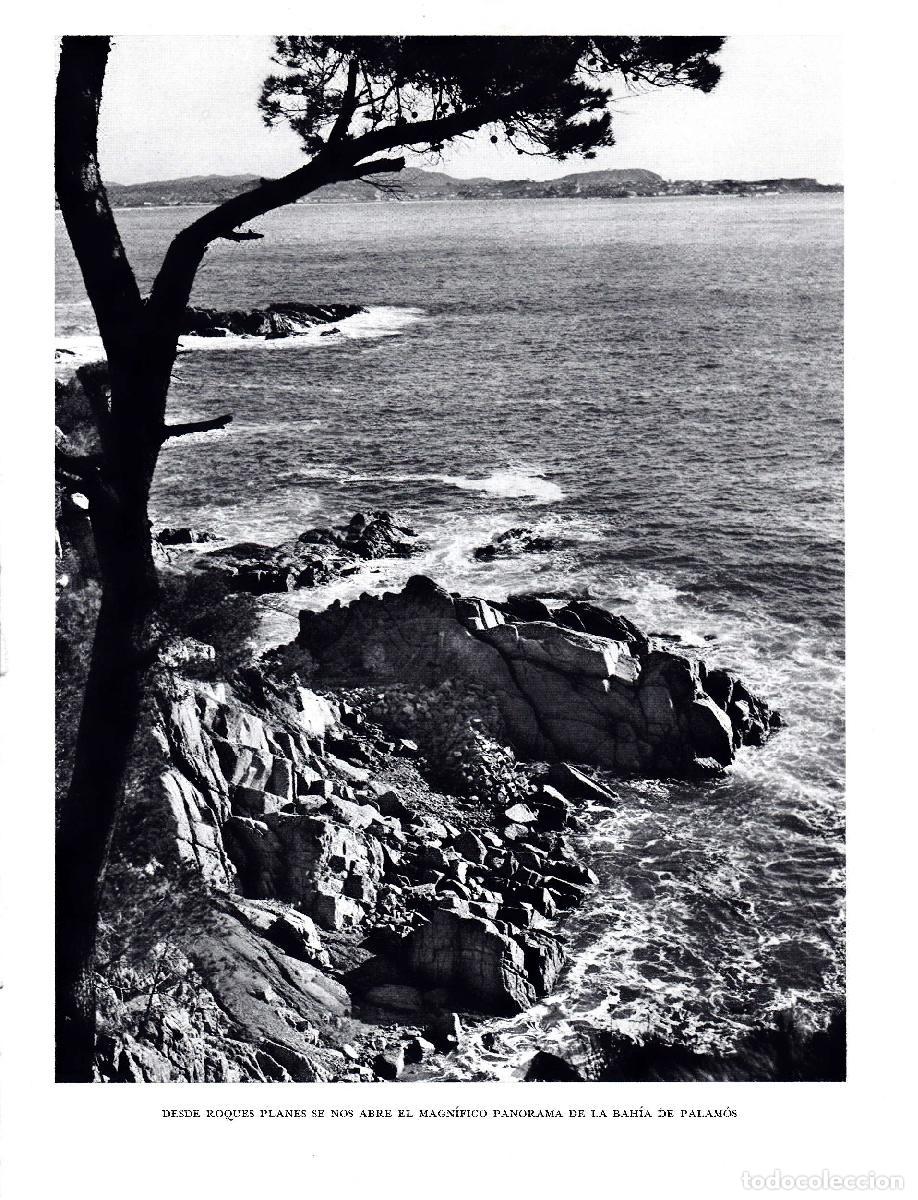 Postales: LAMINA 5692: Bahia de Palamos desde Roques Planes - Josep Pla