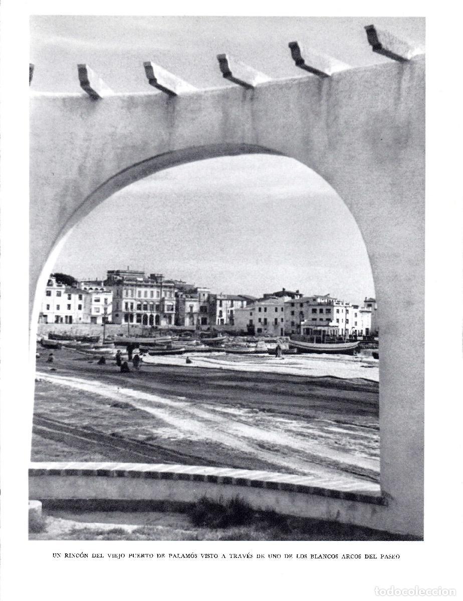 Postales: LAMINA 5697: Vista de Palamos desde los balncos arcos del paseo - Josep Pla
