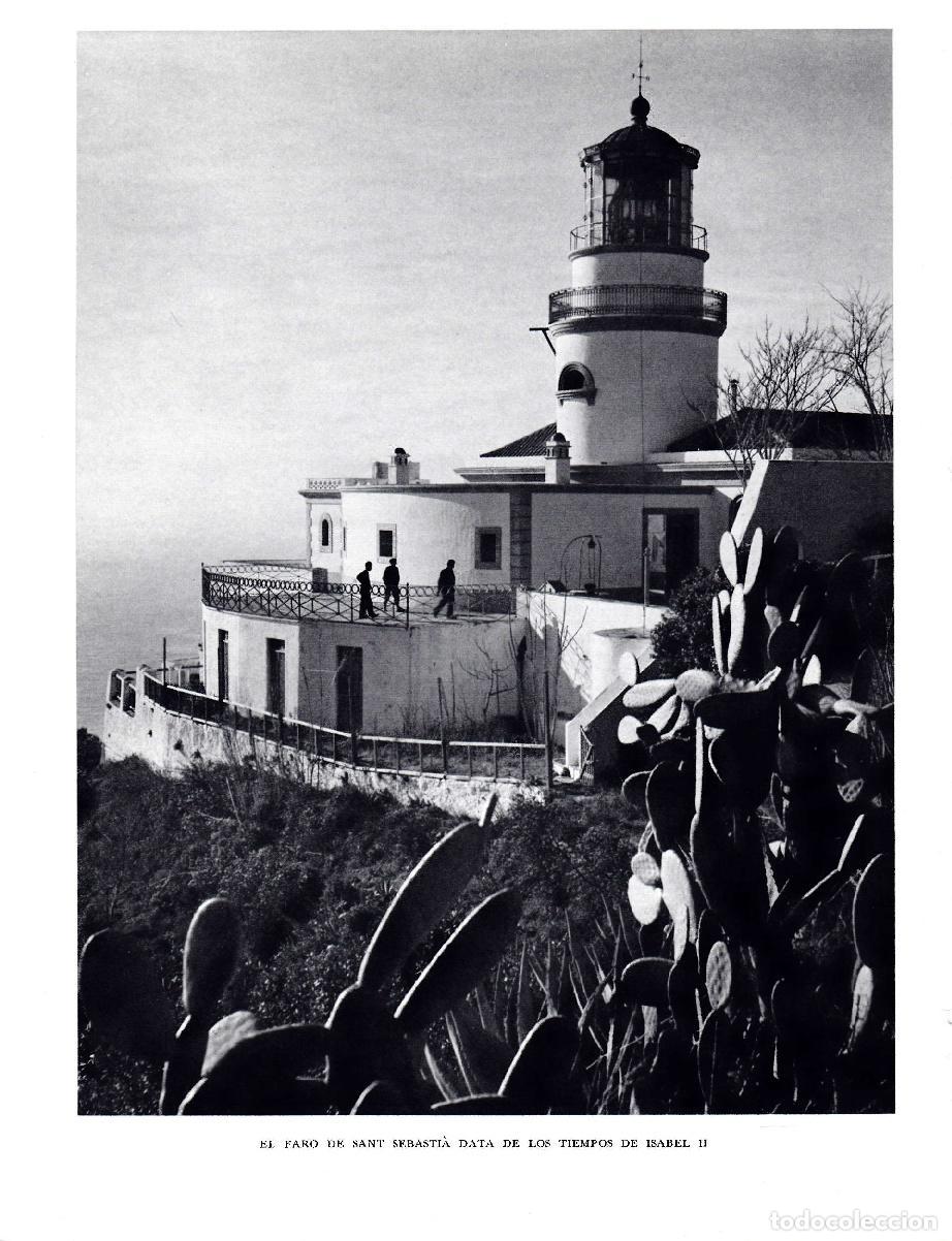 Postkarten: LAMINA 5731: Faro de Sant Sebastia - Josep Pla