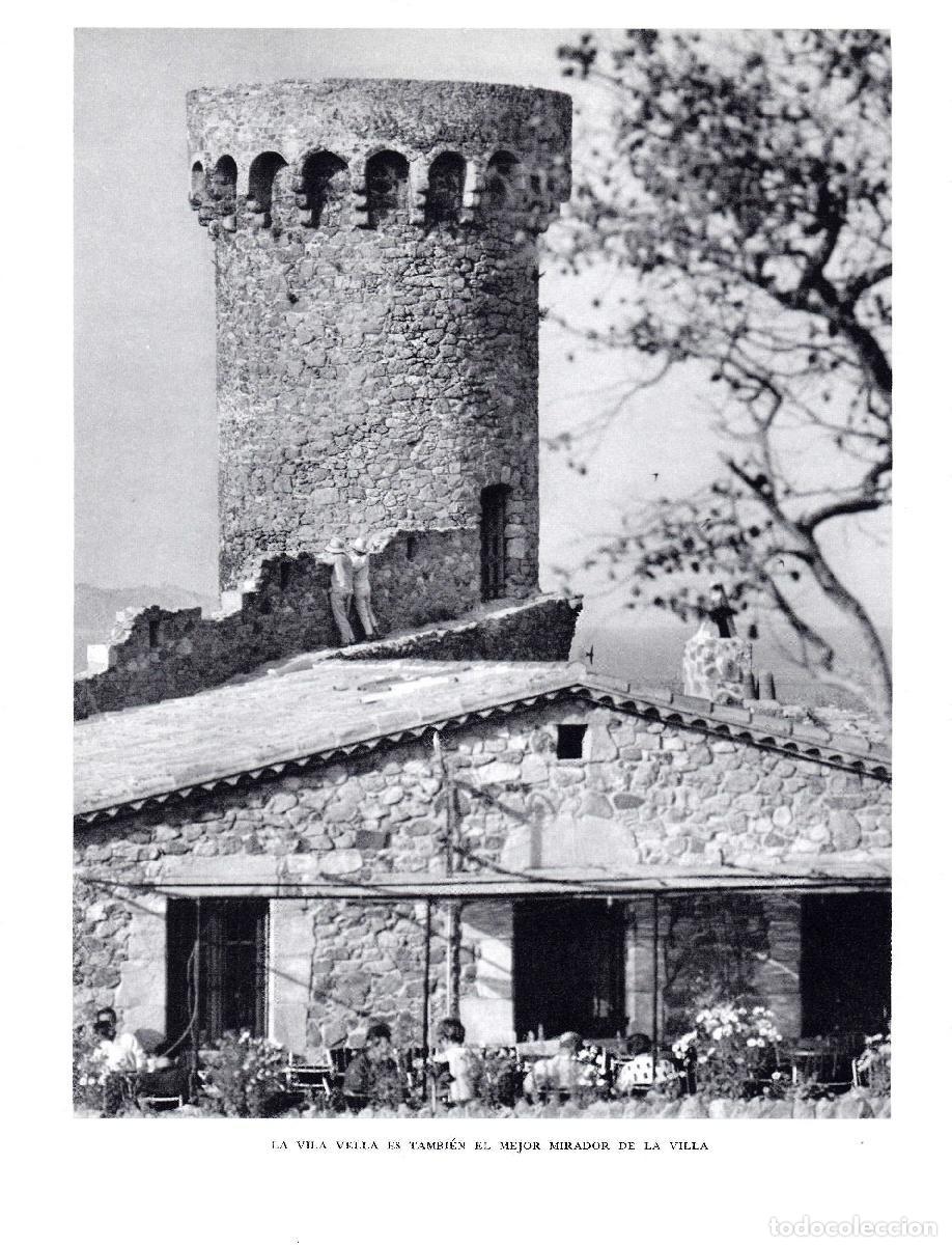 Postales: LAMINA 5661: Vila Vella mirador de Tossa - Josep Pla