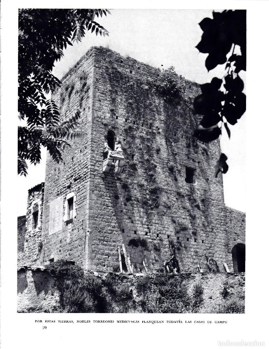 Postales: LAMINA 5745: Torreones medievales - Josep Pla