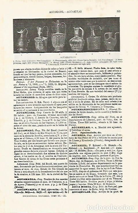 Postales: LAMINA ESPASA 15426: Aguamaniles de Europa - Varios