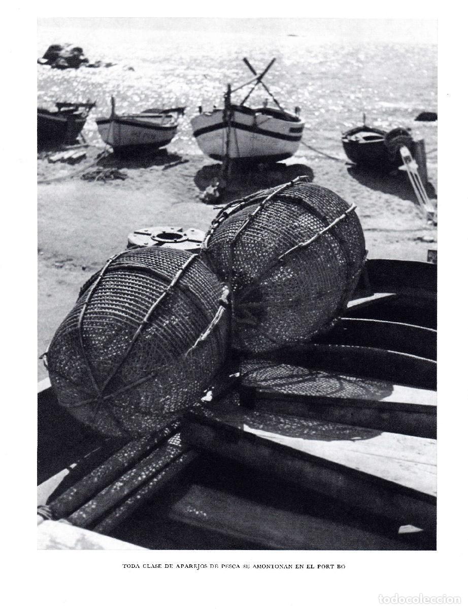 Postales: LAMINA 5717: Aparejos de pesca en Port Bo - Josep Pla