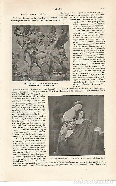Postcards: LAMINA ESPASA 15906: Dibujo de Rafael para el Entierro de Cristo - Varios
