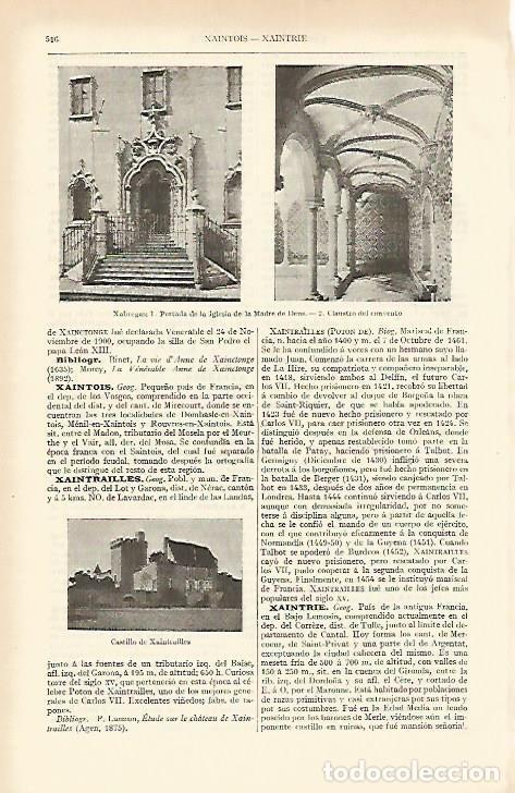 Postcards: LAMINA ESPASA 1590: Vistas de Xabregas Lisboa - Varios Autores