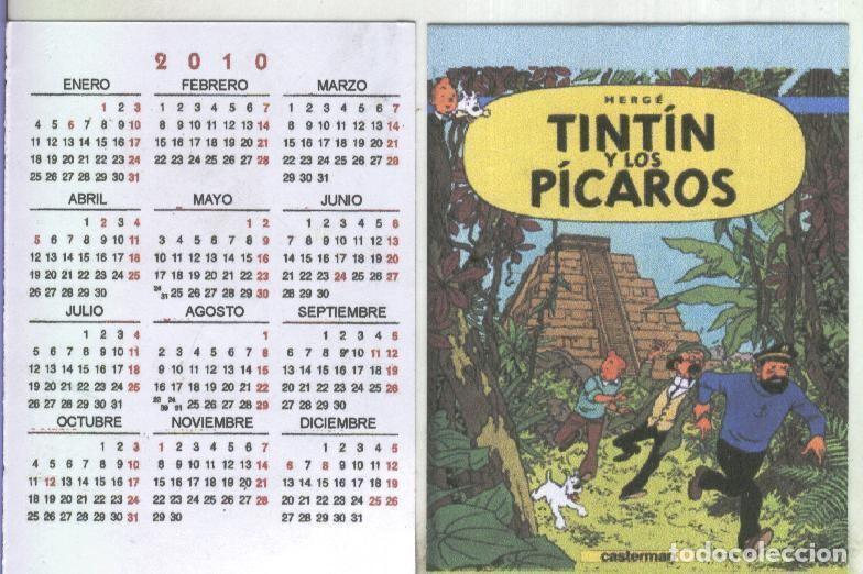 Postales: Calendario bolsillo 2010: Tintin: Y los picaros - Varios