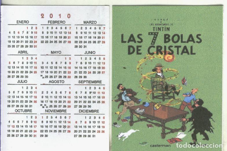 Postales: Calendario bolsillo 2010: Tintin: Las 7 bolas de cristal - Varios