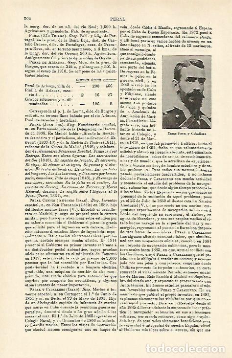 Cartoline: LAMINA ESPASA 15718: Isaac Peral y Caballero - Varios