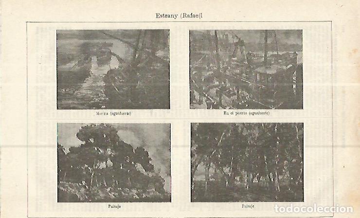 Postkarten: LAMINA ESPASA 16386: Obras de Rafael Estrany - Varios