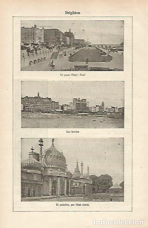 Cartoline: LAMINA ESPASA 25384: Hoteles y Pabellon en Brighton - Varios