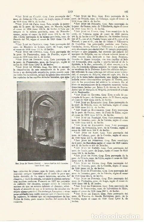 Cartoline: LAMINA ESPASA 14066: Claustro en San Juan de Duero Soria - Varios