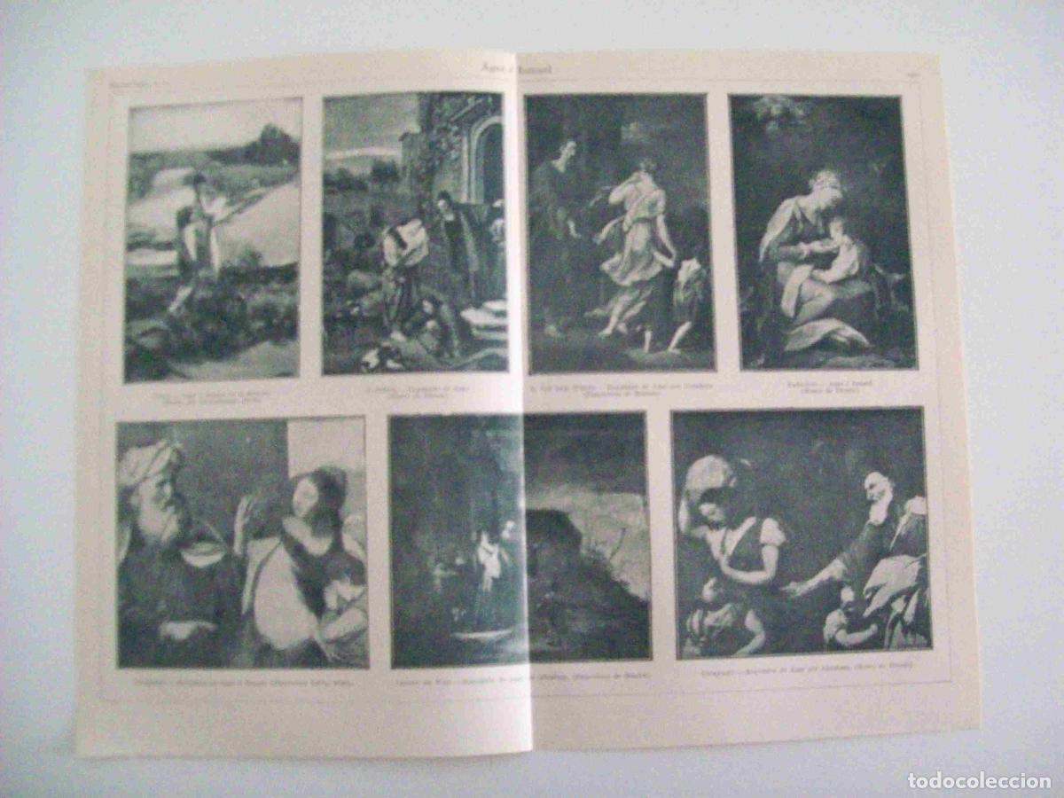 Postais: LAMINA ESPASA 12607: Obras representando a Agar e Ismael - Varios