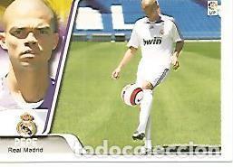 Postales: CROMO ALBUM LIGA DE FUTBOL 2007-2008: Pepe (no 9) Real Madrid - Varios