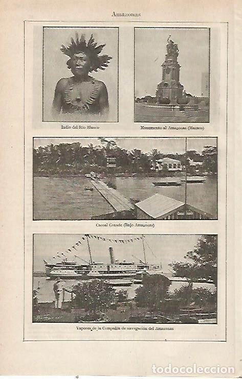 Postales: LAMINA ESPASA 23653: Amazonas - Varios