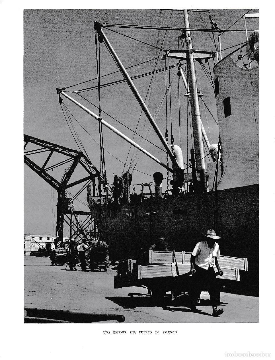 Postais: LAMINA 5941: Estampa del Puerto de Valencia - Joan Fuster