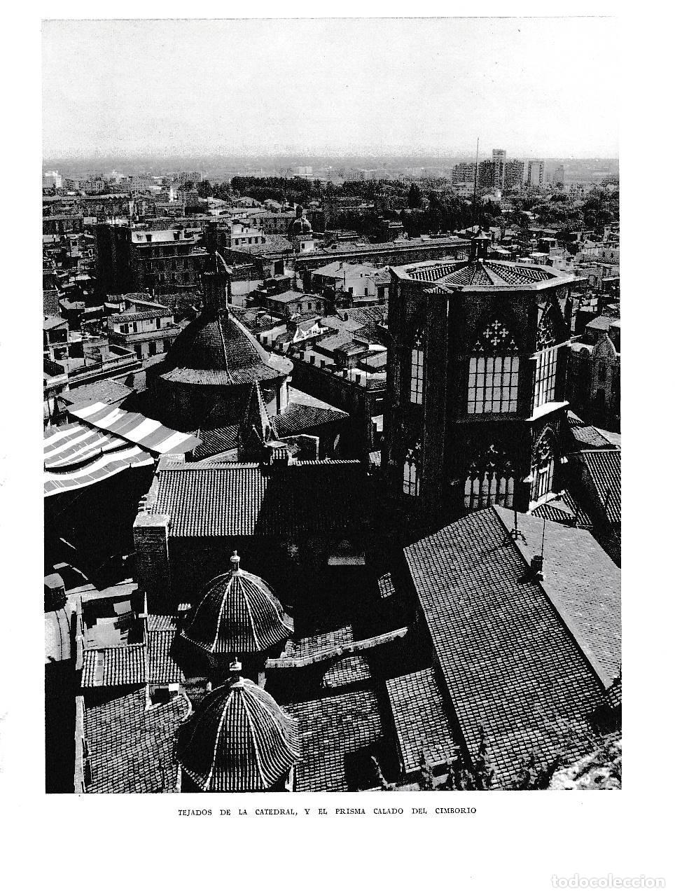 Cartoline: LAMINA 5907: Tejados de la catedral y el prisma calado del cimborio - Joan Fuster