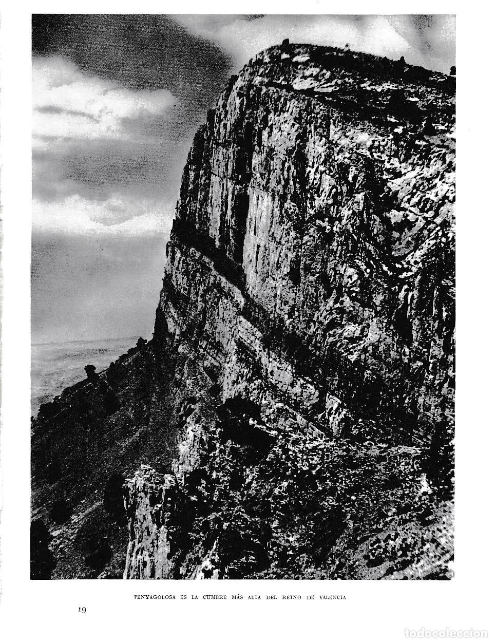 Cartoline: LAMINA 5957: Penyagolosa cumbre mas alta del Reino de Valencia - Joan Fuster