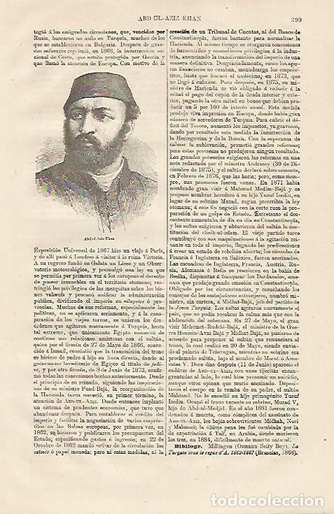 Postkarten: LAMINA ESPASA 13140: Abd-el-Aziz Khan - Varios