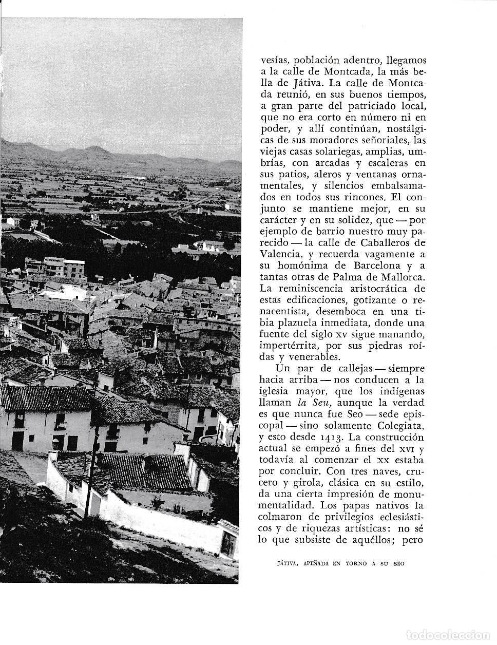 Postales: LAMINA 6014: Jativa api&ntilde;ada entorno a su Seo - Joan Fuster