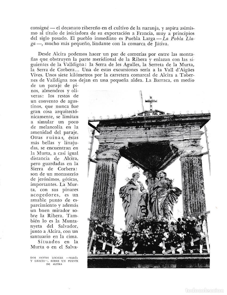 Postcards: LAMINA 6024: Santas Maria y Gracia sobre el puente de Alcira - Joan Fuster
