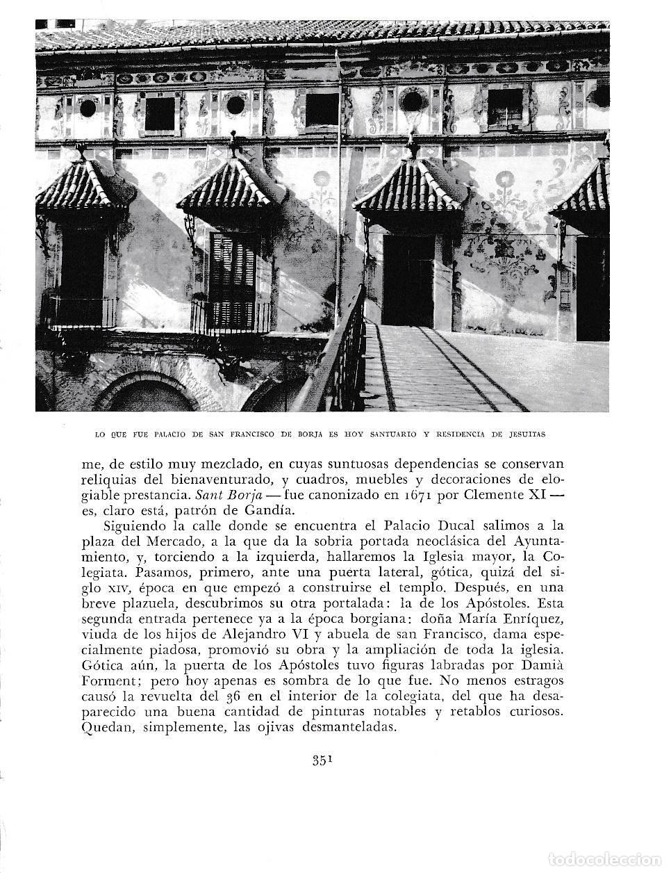 Postkarten: LAMINA 6018: Palacio de San Francisco de Borja hoy residencia jesuitas - Joan Fuster
