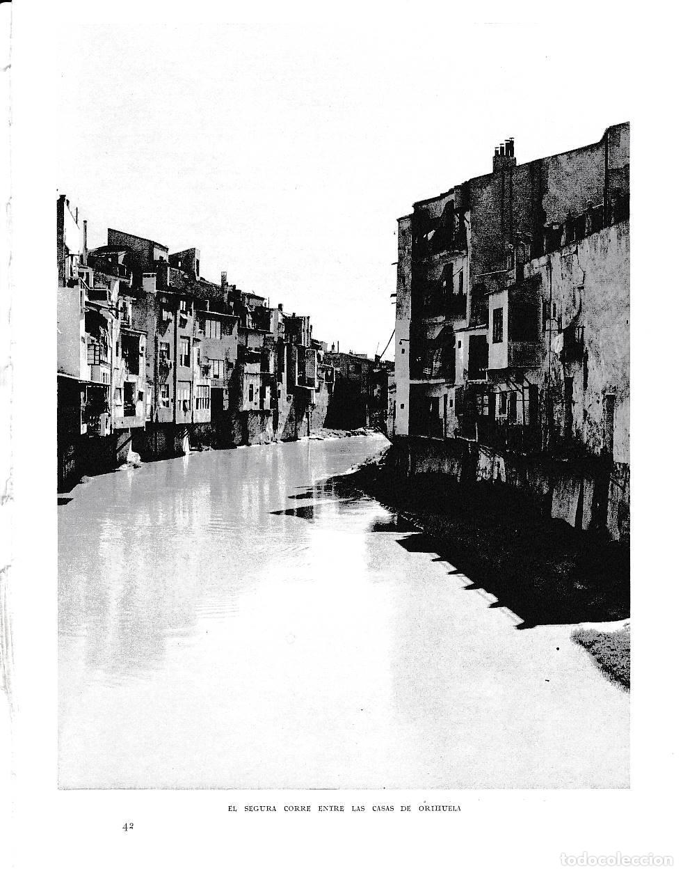 Postcards: LAMINA 6072: El Segura entre las casas de Orihuela - Joan Fuster
