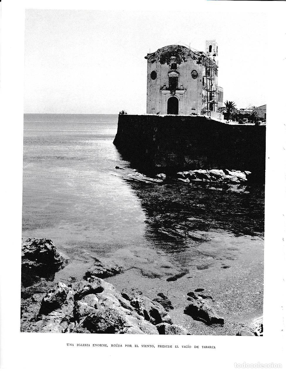 Cartoline: LAMINA 6080: Iglesia roida por el viento preside Tabarca - Joan Fuster