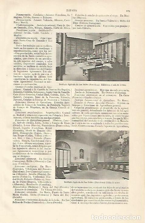Cartoline: LAMINA ESPASA 10083: Instituto Agricola San Isidro de Barcelona - Varios