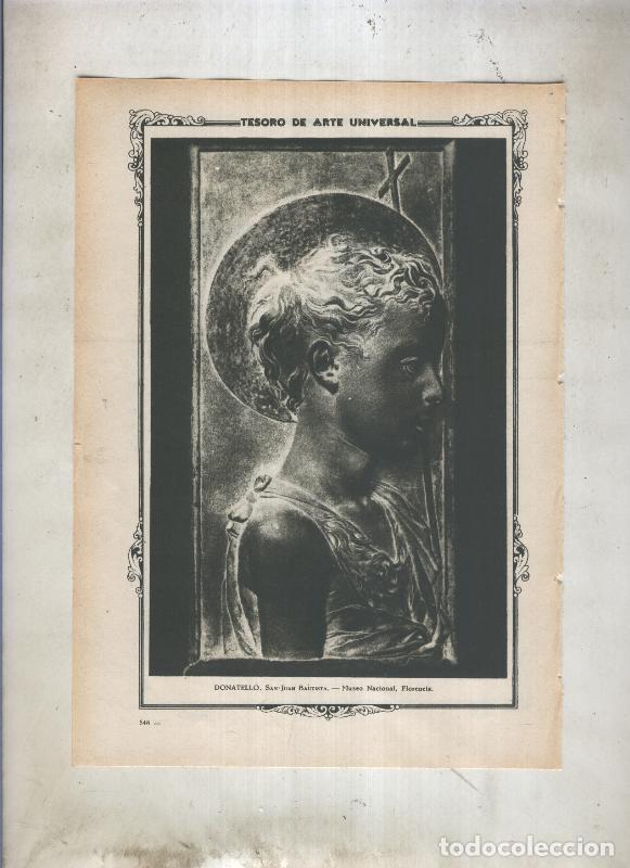 Postales: Lamina 002: San Juan Bautista de Donatello - Varios