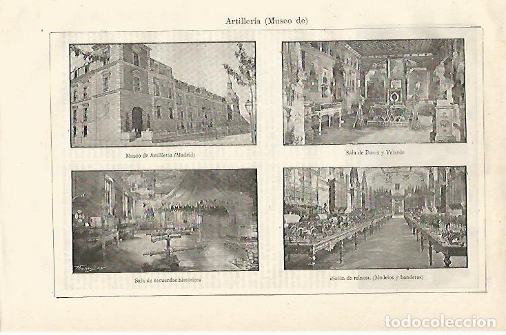 Postcards: LAMINA ESPASA 12858: Museo de Artilleria de Madrid - Varios