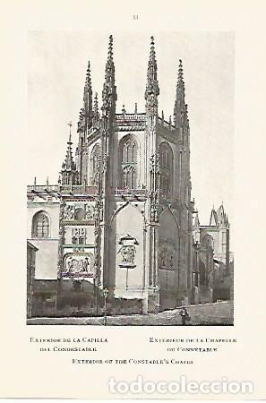 Postcards: LAMINA 2184: CATEDRAL BURGOS. Exterior de la Capilla del Condestable - Vicente Lamperez