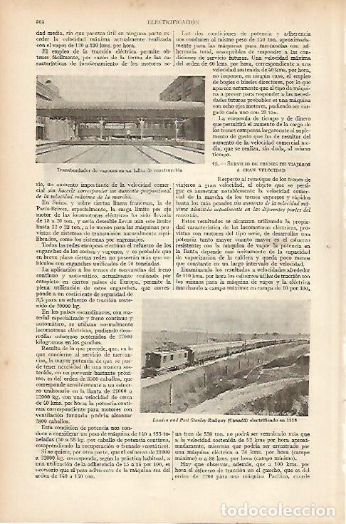 Postais: LAMINA ESPASA 5429: London and Port Stanley Railway de Canada en 1915 - Varios Autores