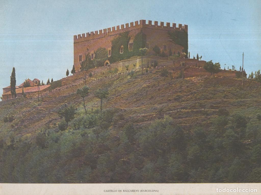Postkarten: Lamina Castillos de Espa&ntilde;a Edicion 1967 No.113: CASTILLO DE BALCARENY (BARCELONA) - VARIOS