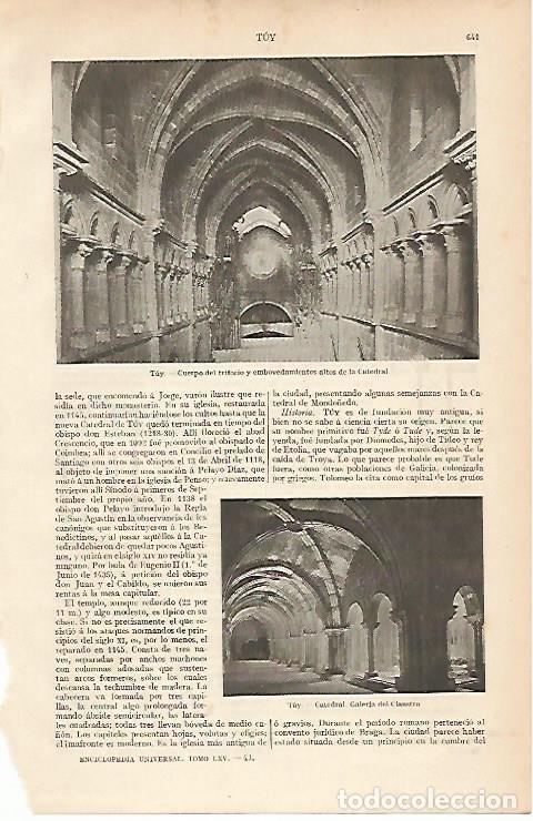 Postkarten: LAMINA ESPASA 12082: Catedral de Tuy Pontevedra - Varios