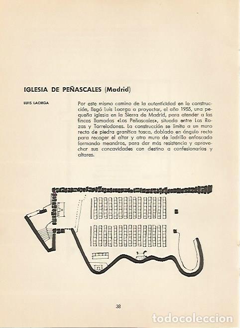 Postales: LAMINA 3603: Planta de la Iglesia de Pe&ntilde;ascales. Madrid - A. Fernandez Arenas