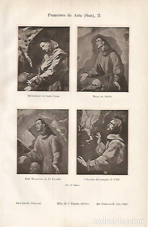 Postkarten: LAMINA ESPASA 3501: Francisco de Asis por El Greco - Varios Autores
