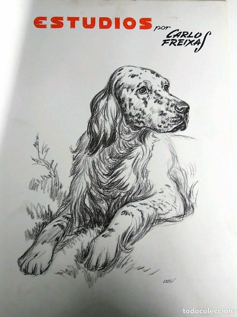 Cartoline: Laminas Carlos Freixas: PERROS NUMERO 27 - CARPETA ARCHIVADORA PERROS - Carlos Freixas
