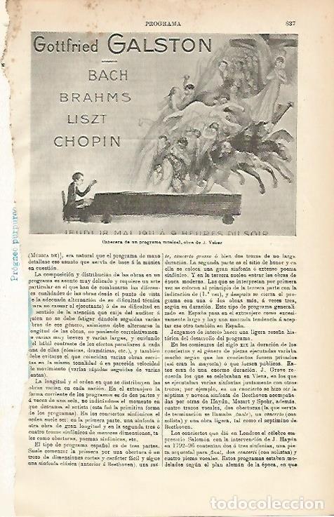 Postkarten: LAMINA ESPASA 3652: Programa musical hecho por Veber - Varios Autores