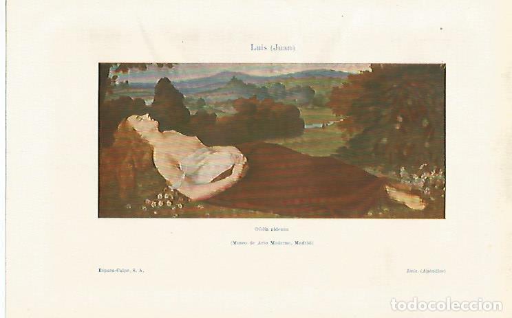 Postales: LAMINA ESPASA 19821: Ofelia aldeana por Juan Luis - Varios