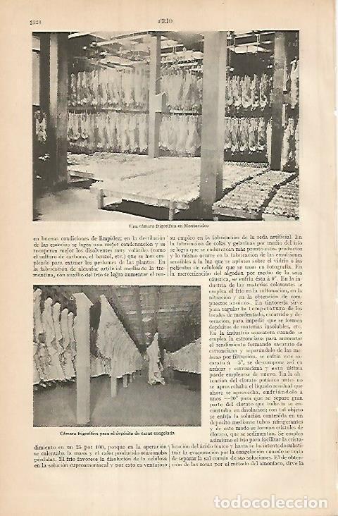 Postcards: LAMINA ESPASA 3528: Camara frigorifica en Montevideo - Varios Autores