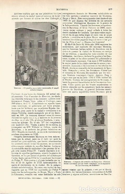 Postkarten: LAMINA ESPASA 3984: Pinturas de Manresa Barcelona - Varios Autores