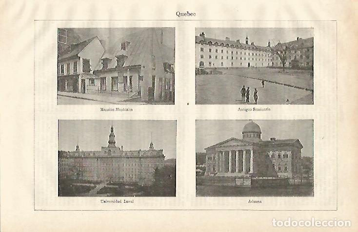 Postkarten: LAMINA ESPASA 20671: Vistas de Quebec - Varios