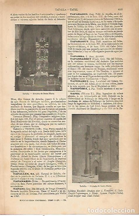 Postkarten: LAMINA ESPASA 22853: Retablo de Santa Maria en Tafalla - Varios