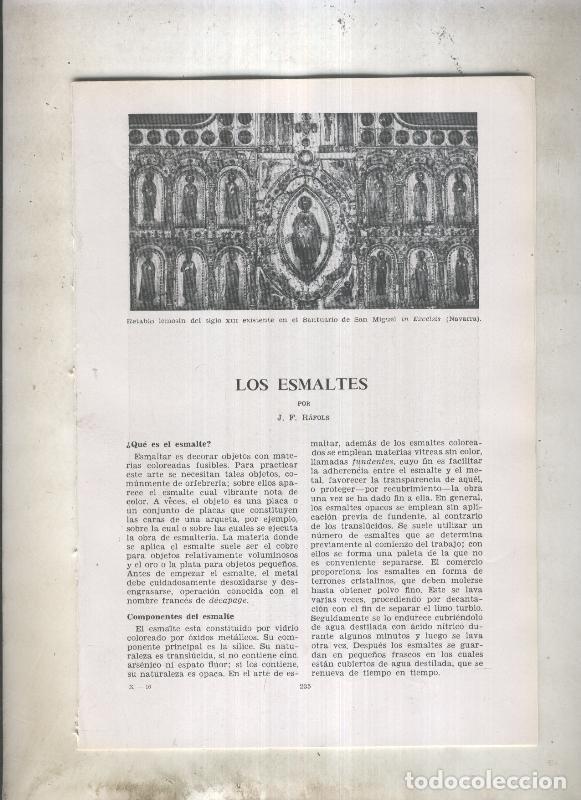 Cartoline: Los esmaltes (J.F.Rafols) + Vulcano y los ciclopes - Varios