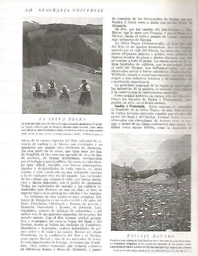 Cartoline: LAMINA 3162: ALEMANIA. La Selva Negra. Paisaje de Baviera - Ramon Otero Pedrayo