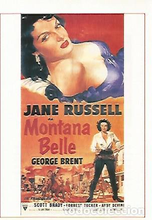 Postales: CROMO CINE 1298: MONTANA BELLE - Varios