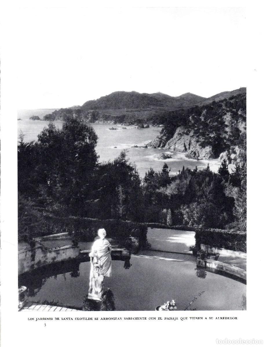 Postales: LAMINA 5653: Jardines de Santa Clotilde - Josep Pla