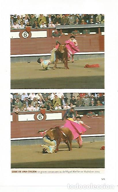 Postais: LAMINA COSSIO 50733: Cogida de Miguel Abellan en Madrid en 2004 - Varios