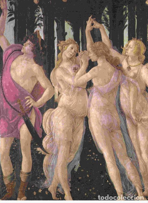 Cartes Postales: LAMINA 6624: Sandro Botticelli La primavera detalle - Varios