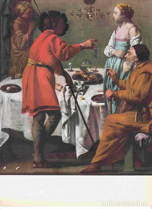 Postkarten: LAMINA 6695: Hendrik Terbrugghen Jacon con Laban y Lia detalle - Varios